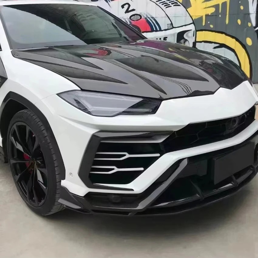 Topcar Style Dry Carbon Fiber Bonnet Hood Engine Hood For Lambo URUS Car Body Kit